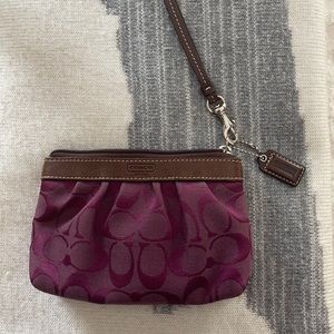 Coach wristlet/wallet